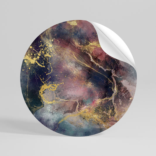 GALAXY GOLDEN DUST Vinilo adhesivo redondo
