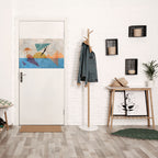 JUMP AROUND THE SHAPES Peel and Stick Horizontal Poster