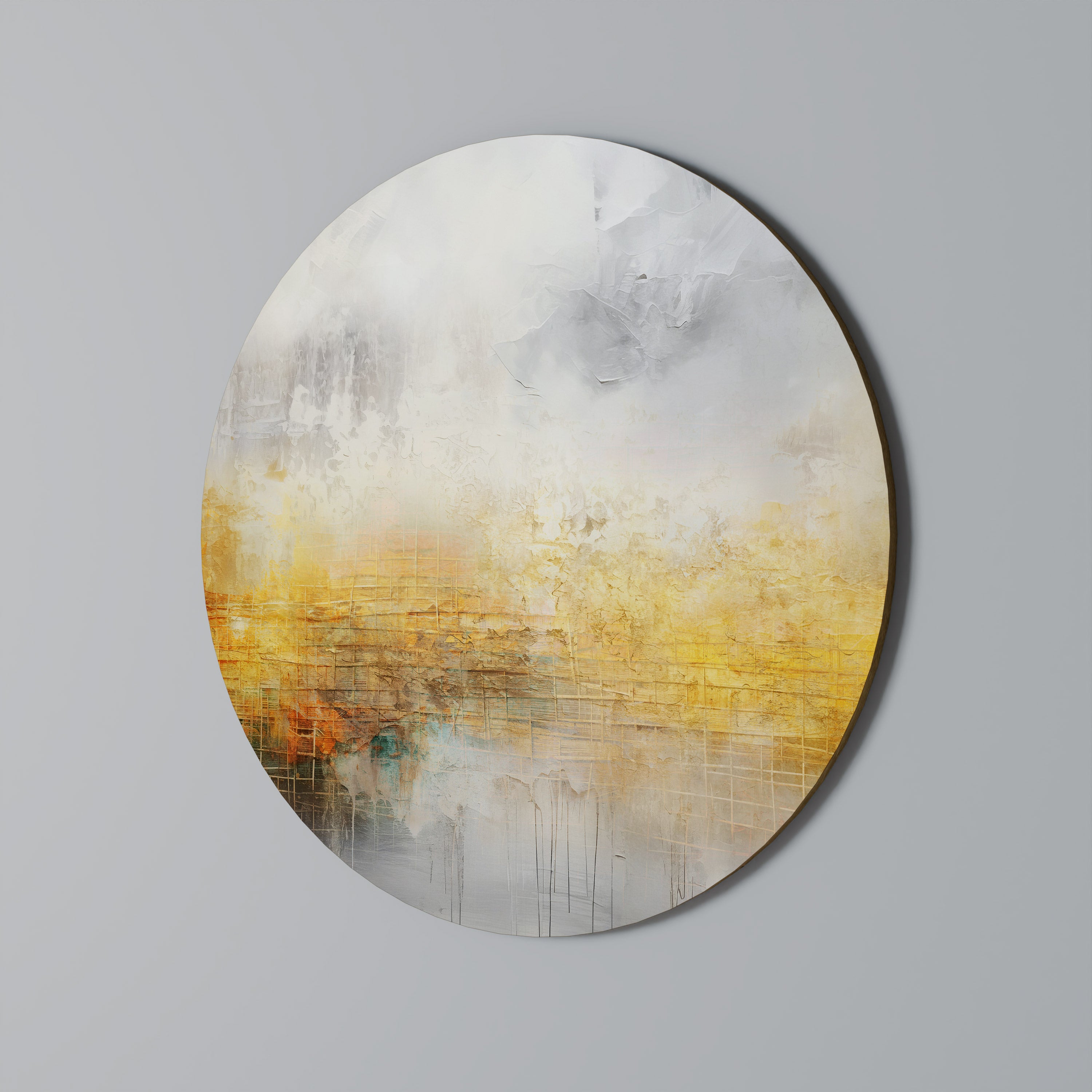 Arte de pared redondo AMANECER IMPRESIONANTE