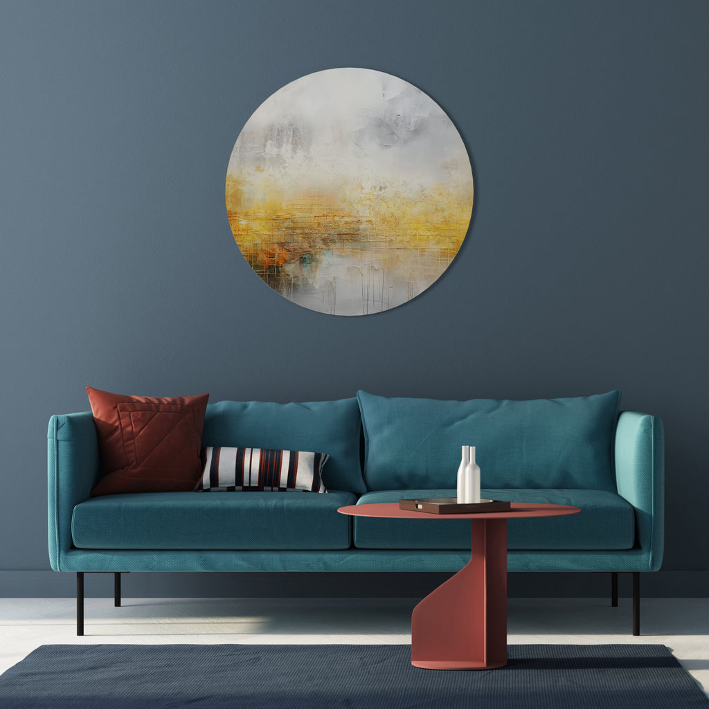 Arte de pared redondo AMANECER IMPRESIONANTE