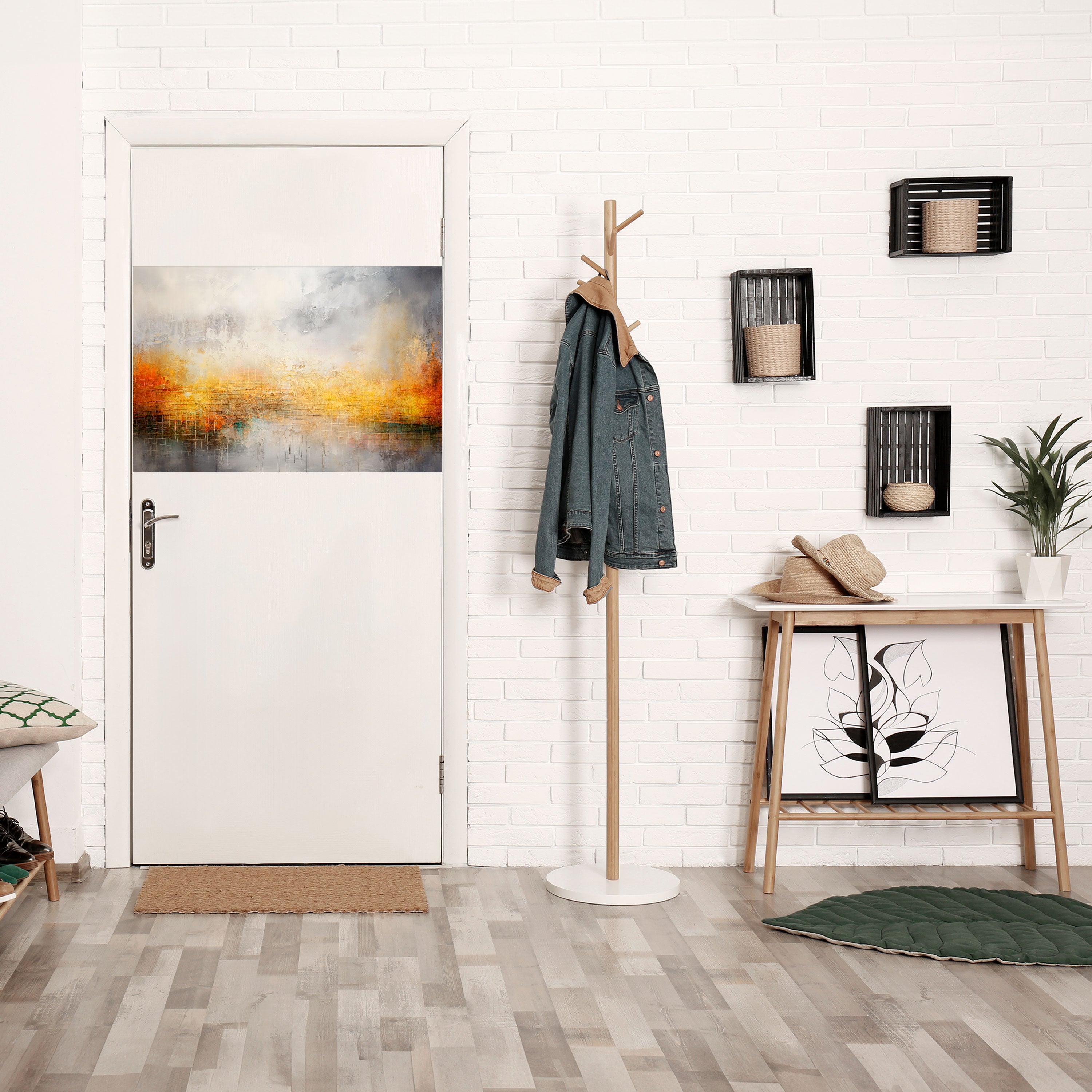 Póster horizontal autoadhesivo IMPRESIONANTE AMANECER