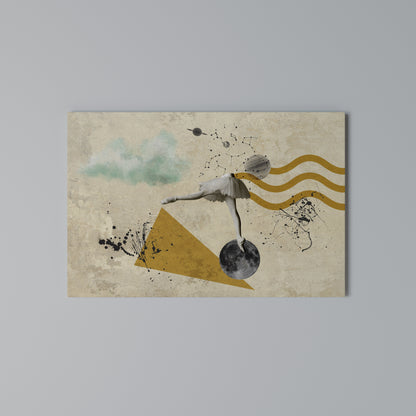 SHAPES OF BALLERINA Cuadro en lienzo horizontal