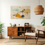 SHAPES OF BALLERINA Peel and Stick Horizontal Poster