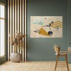 SHAPES OF BALLERINA Peel and Stick Horizontal Poster