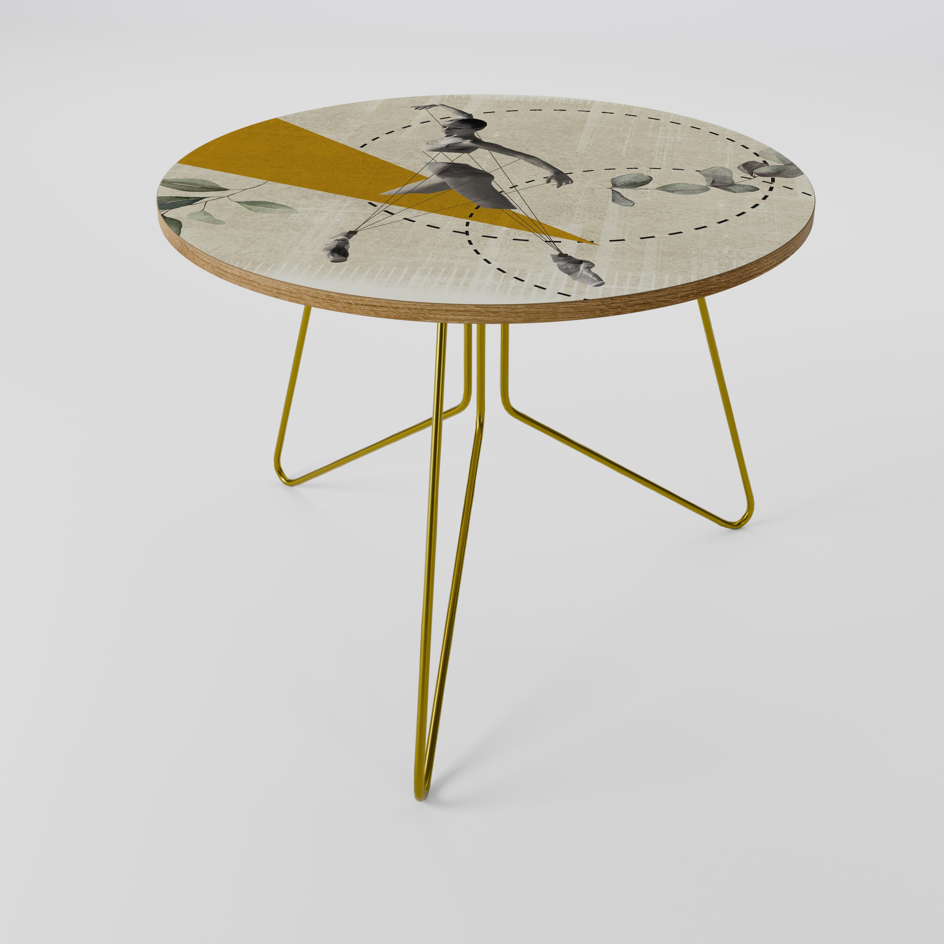 Mesa de centro 69 con movimiento triangular