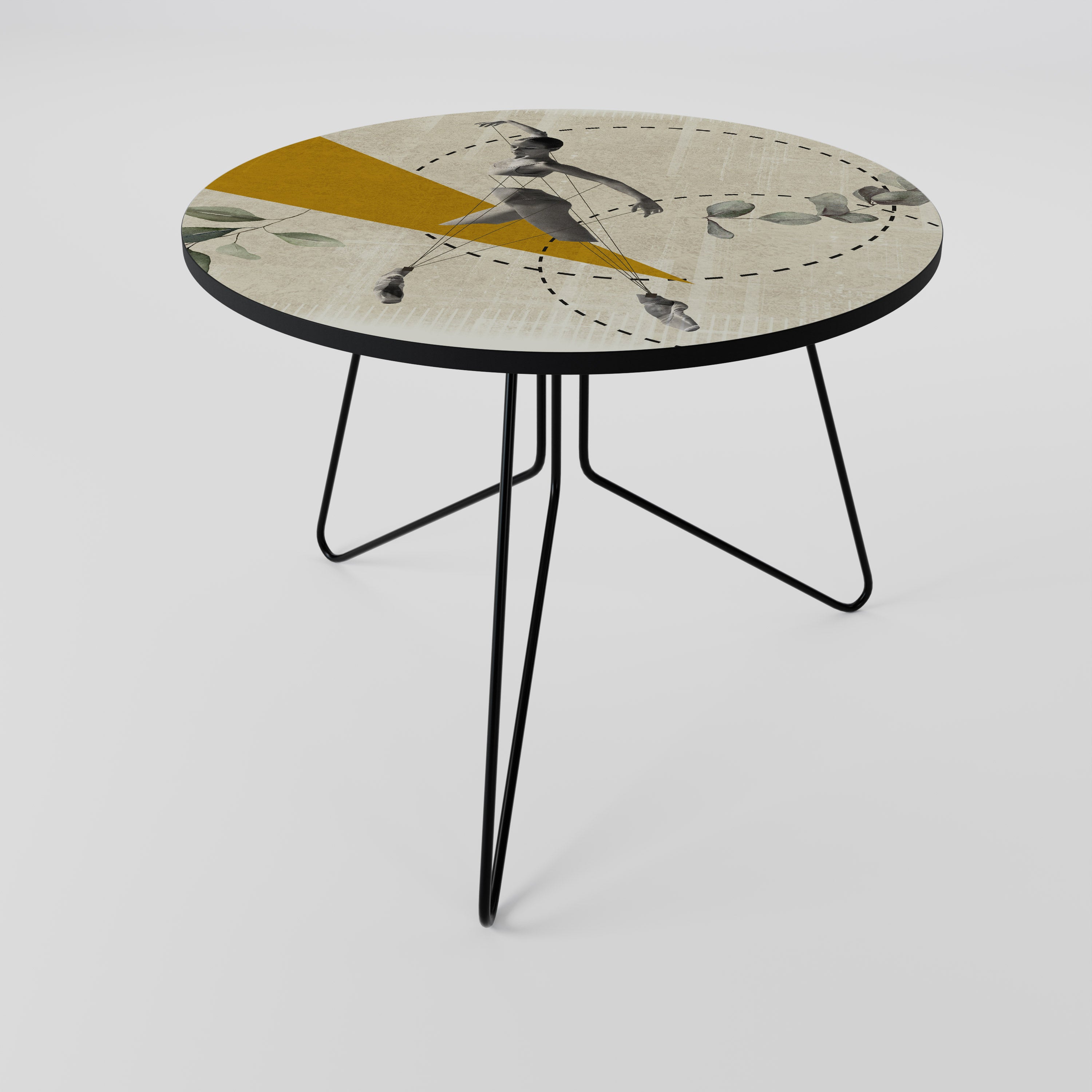 Mesa de centro 69 con movimiento triangular