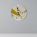 TRIANGLE MOVEMENT Decoración de Pared Redonda