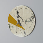 TRIANGLE MOVEMENT Decoración de Pared Redonda