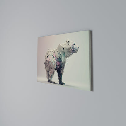 FUTURISTIC BEAR Cuadro en lienzo horizontal