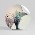 FUTURISTIC BEAR Vinilo adhesivo redondo
