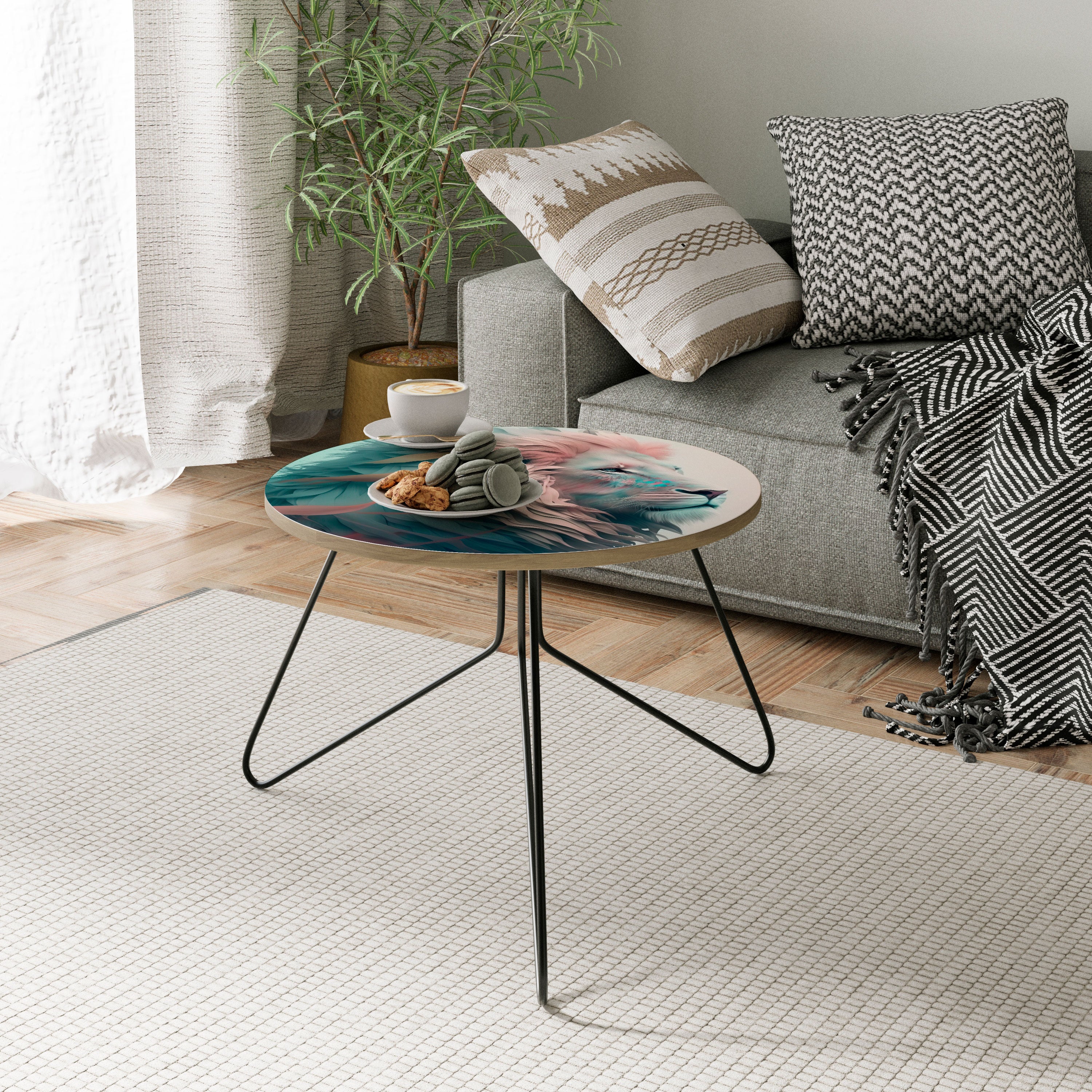 LUMINOUS LION MAJESTY Coffee Table 60