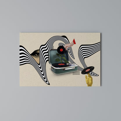 VINYL VARIATION Cuadro en lienzo horizontal