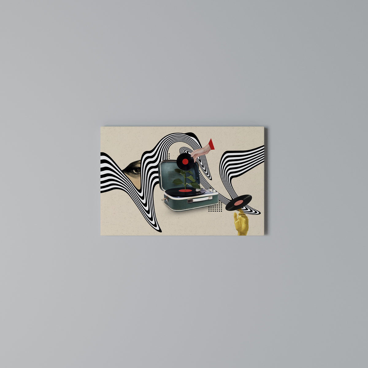 VINYL VARIATION Cuadro en lienzo horizontal