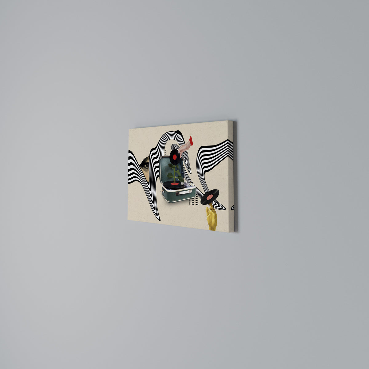 VINYL VARIATION Cuadro en lienzo horizontal