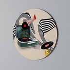 VINYL VARIATION Decoración de Pared Redonda