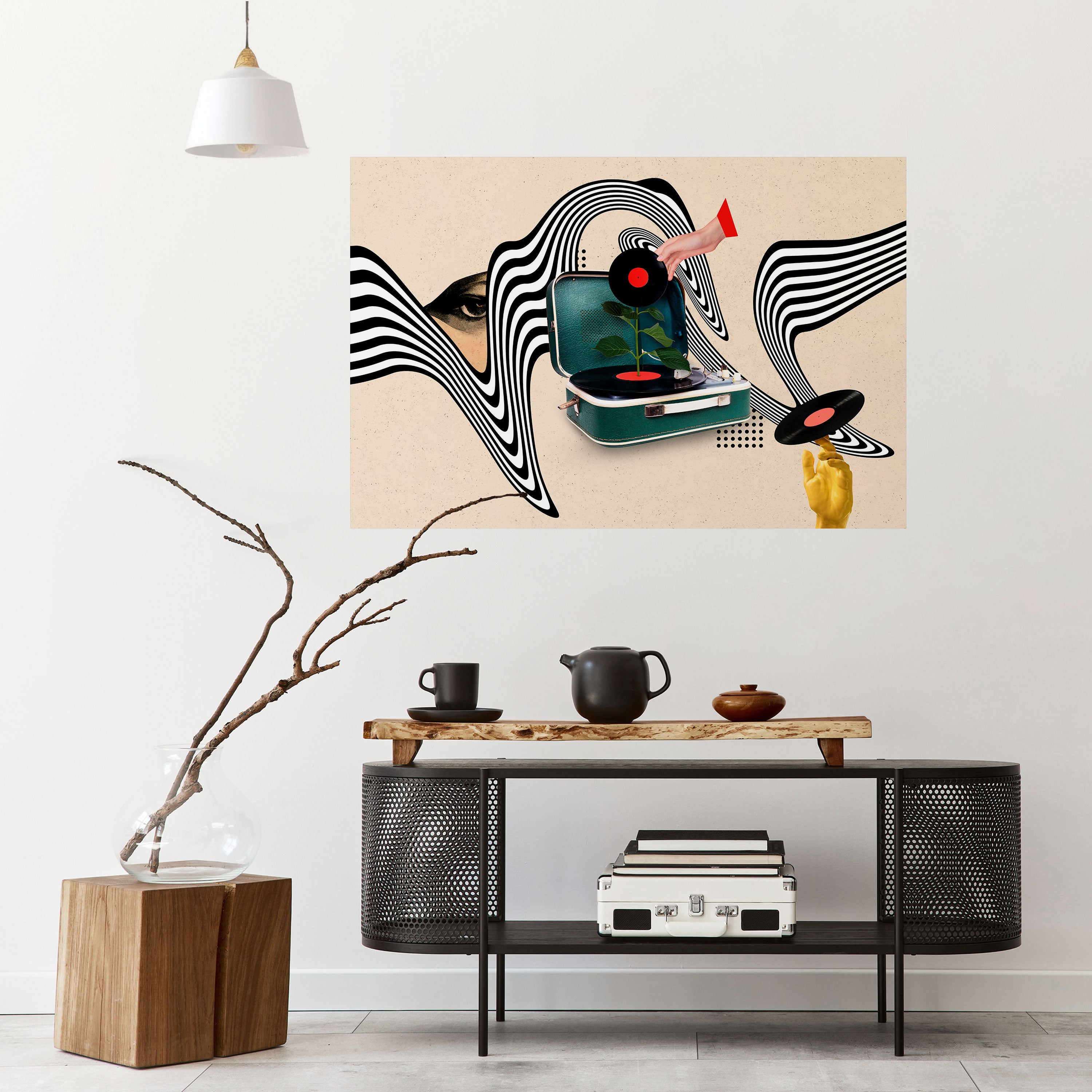 Póster horizontal autoadhesivo VARIACIÓN DE VINILO