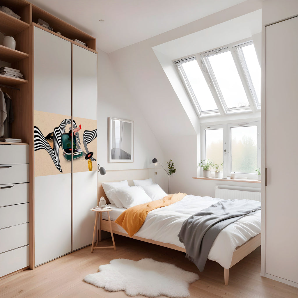 Póster horizontal autoadhesivo VARIACIÓN DE VINILO