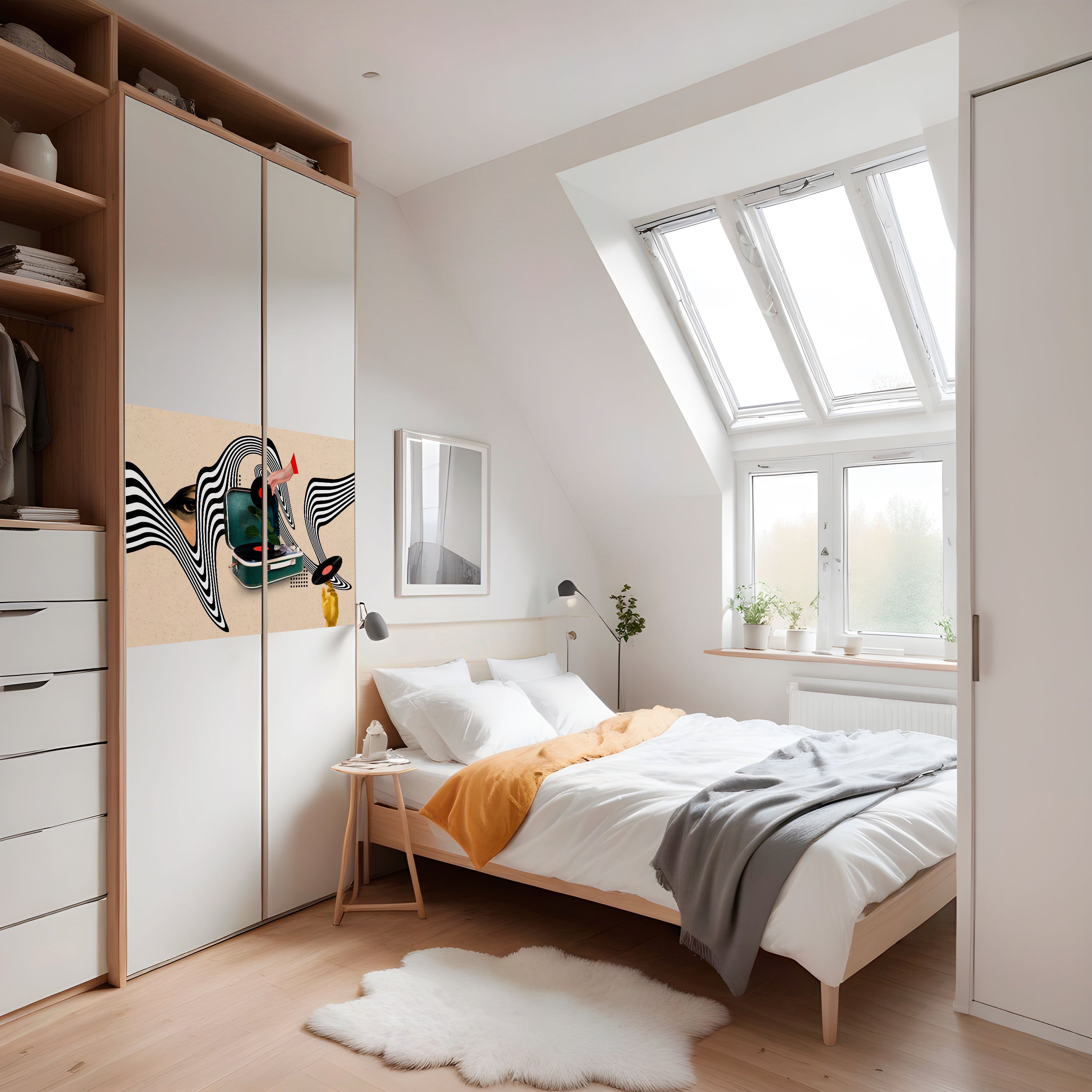 Póster horizontal autoadhesivo VARIACIÓN DE VINILO