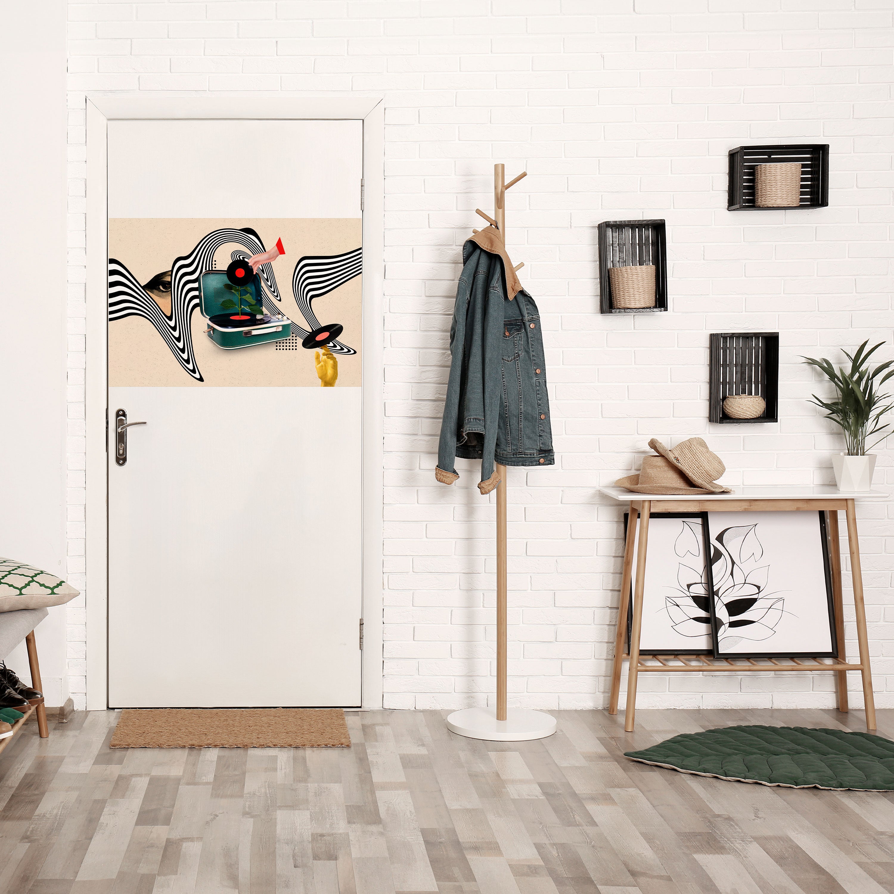 Póster horizontal autoadhesivo VARIACIÓN DE VINILO