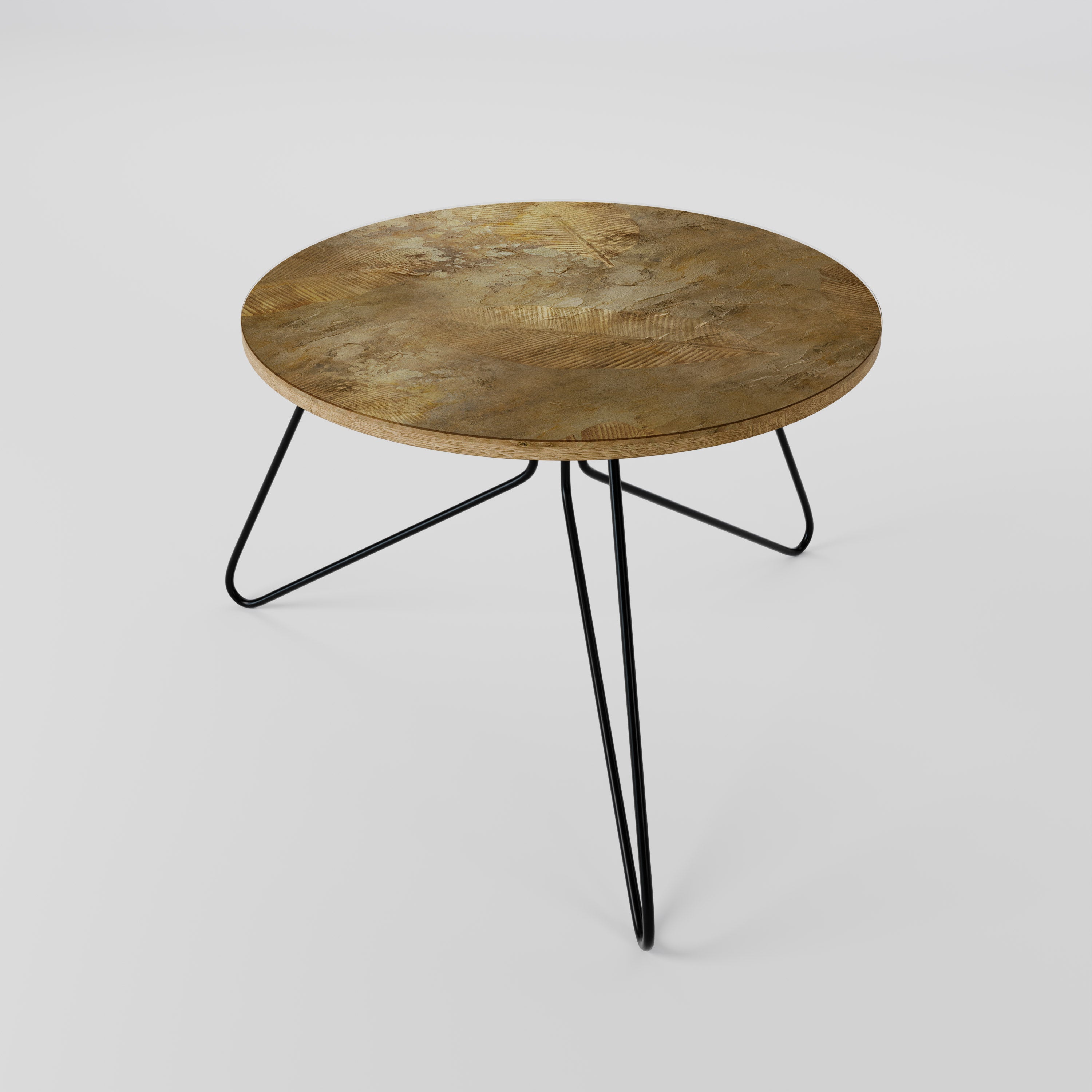 GILDED LEAF CASCADE Coffee Table 60