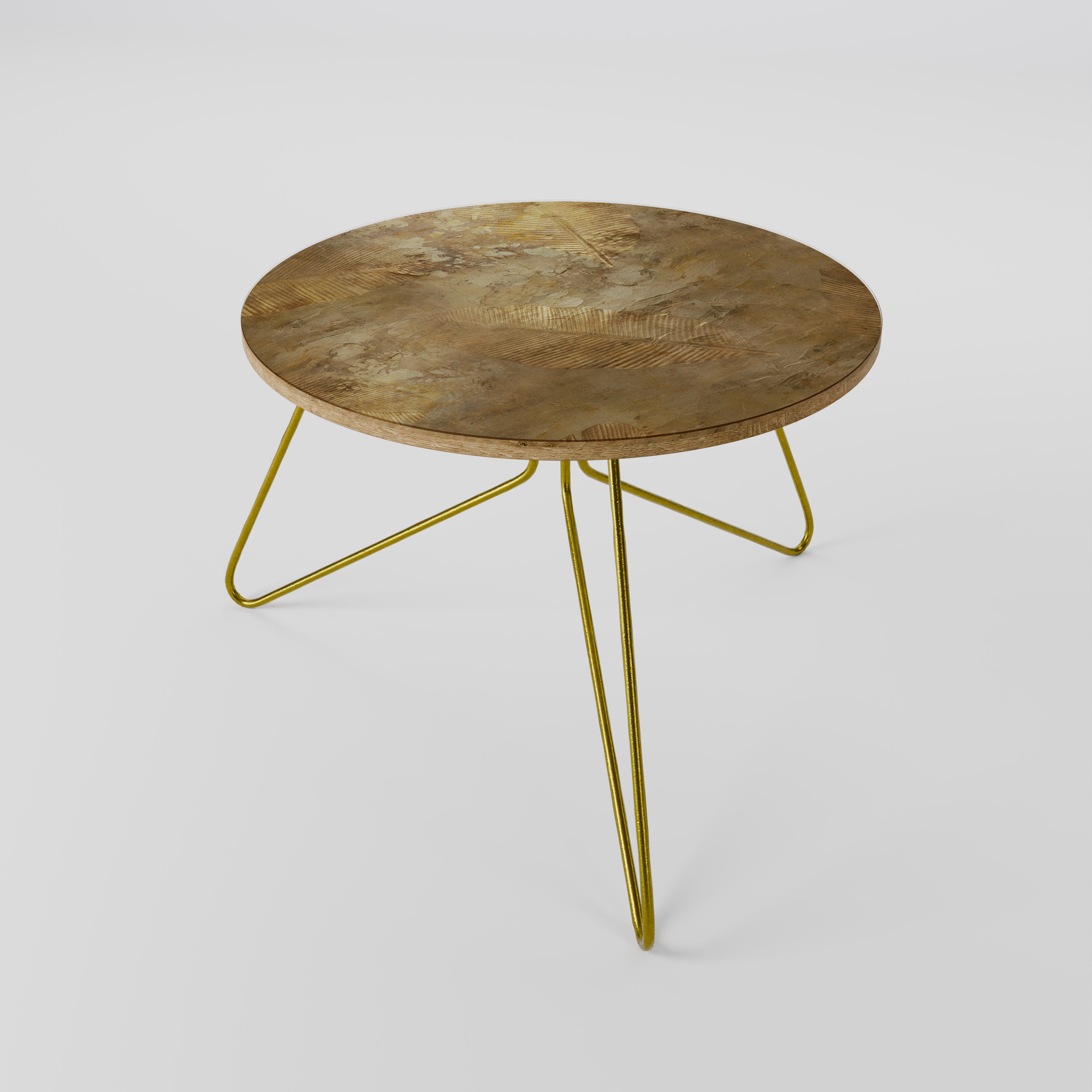 GILDED LEAF CASCADE Coffee Table 60