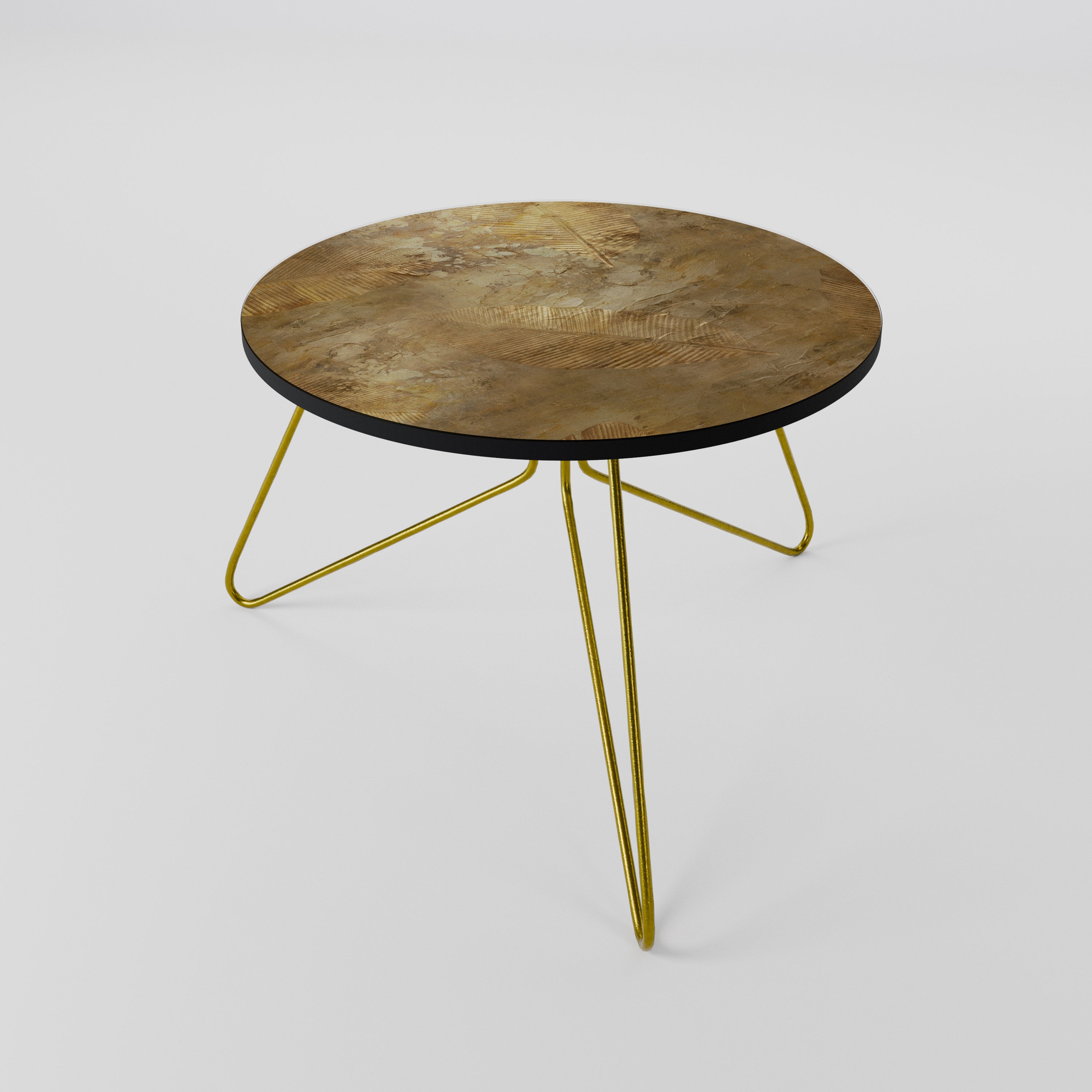GILDED LEAF CASCADE Coffee Table 60