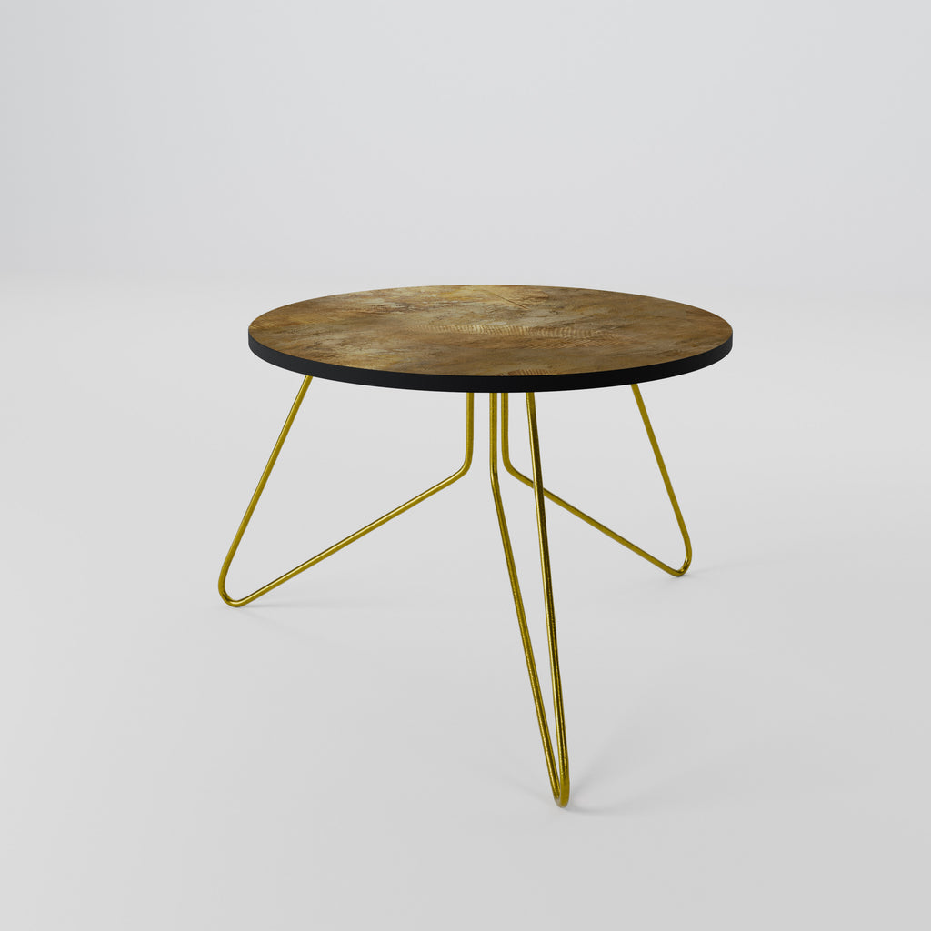 GILDED LEAF CASCADE Coffee Table 60
