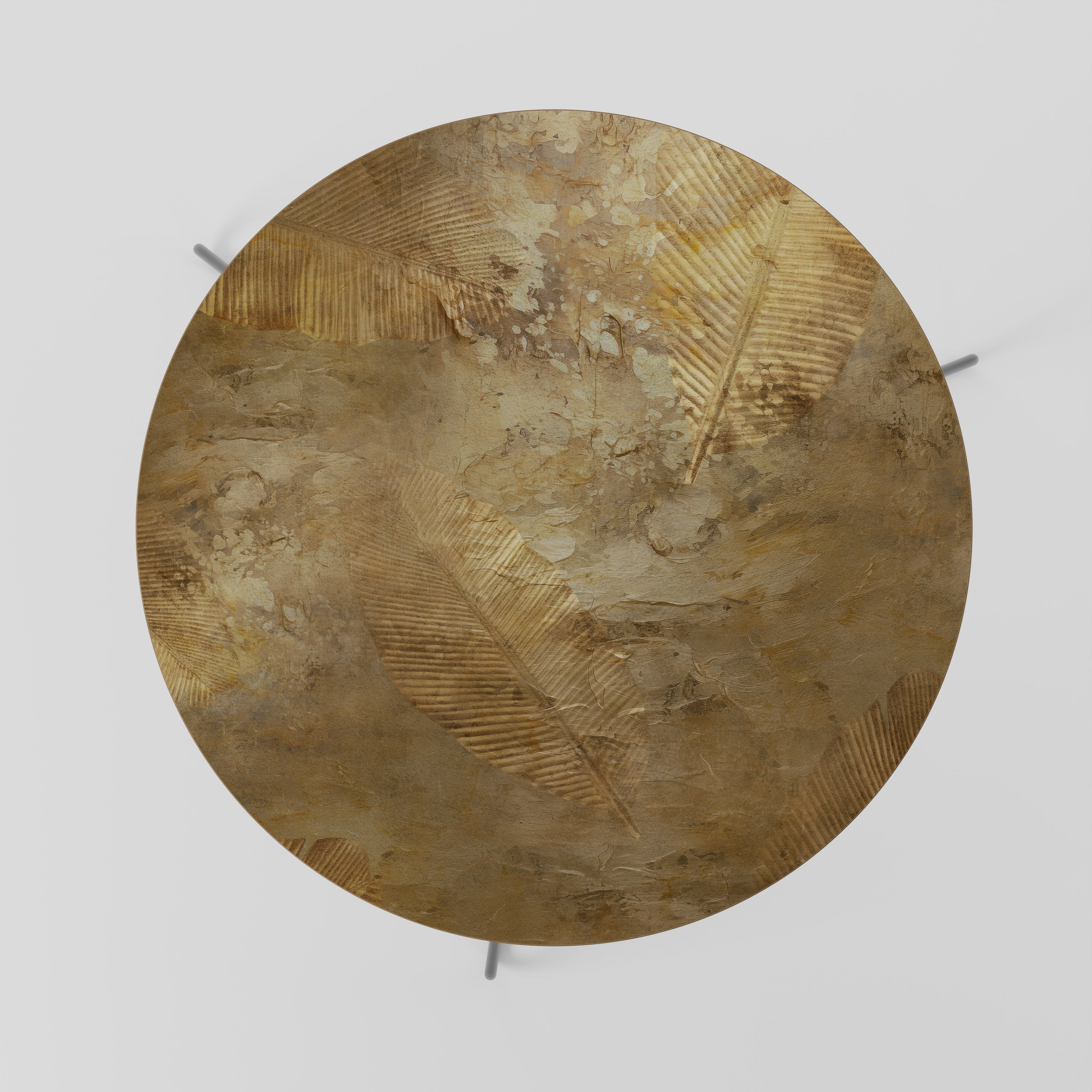 Mesa de centro CASCADE DE HOJAS DORADAS 69