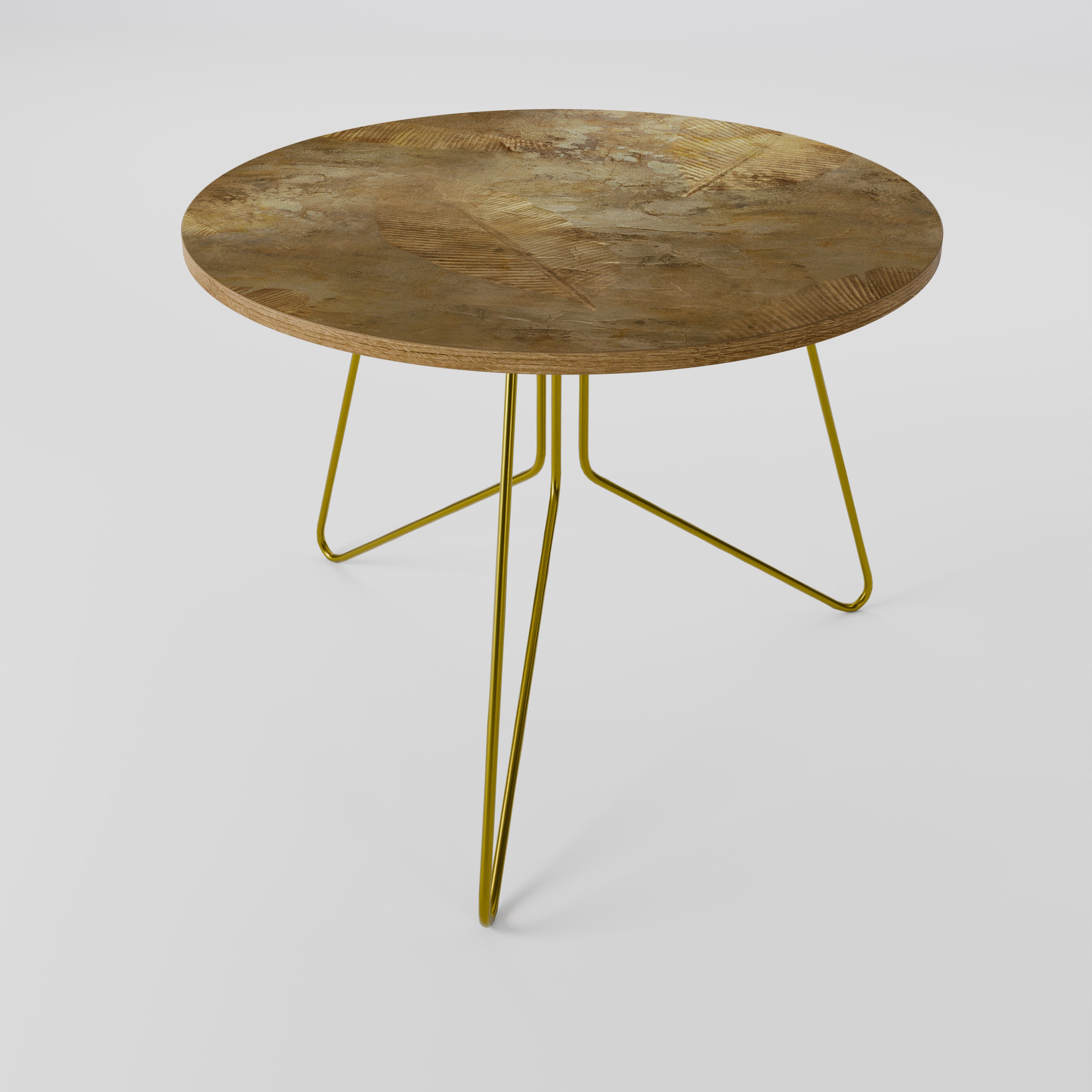 GILDED LEAF CASCADE Coffee Table
