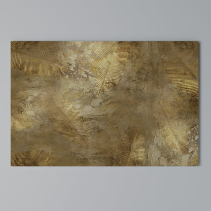 GILDED LEAF CASCADE Cuadro en lienzo horizontal