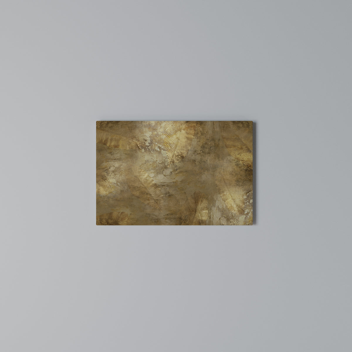 GILDED LEAF CASCADE Cuadro en lienzo horizontal