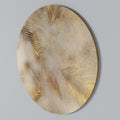 LEAVES OF SPLENDOR Round Wall Art