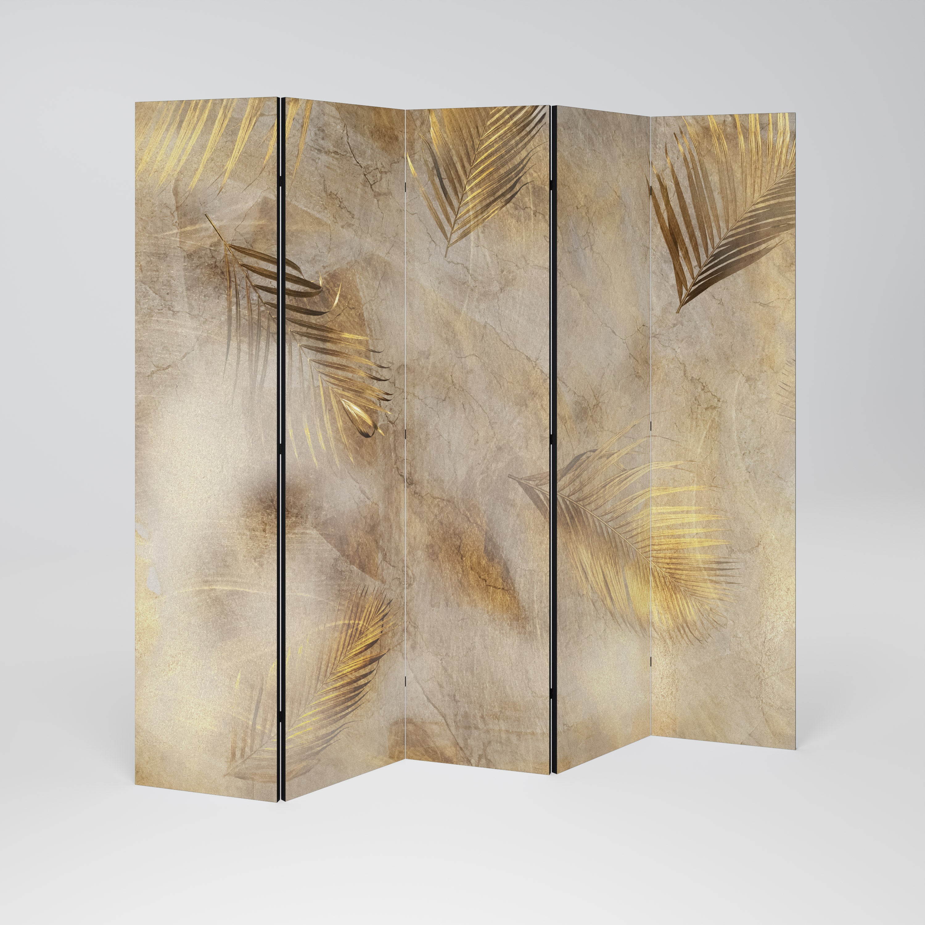 LEAVES OF SPLENDOR 5-Panel Room Divider