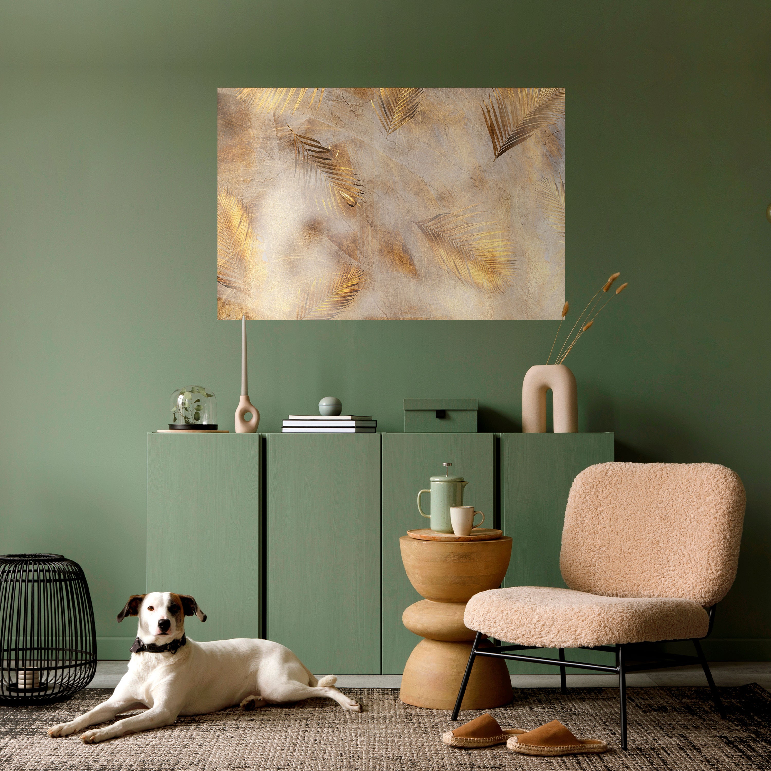 HOJAS DE ESPLENDOR Póster horizontal autoadhesivo