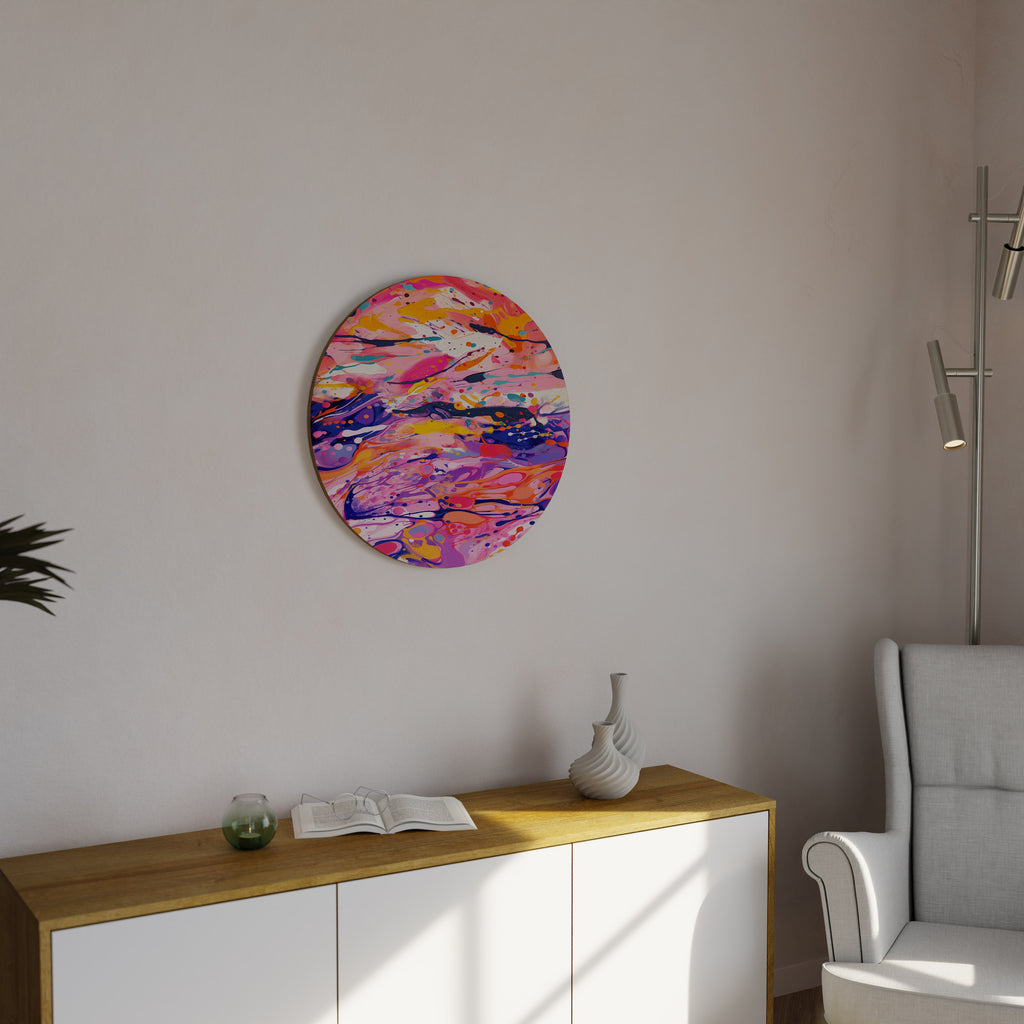 ECOS EXPRESIVOS Arte de pared redondo
