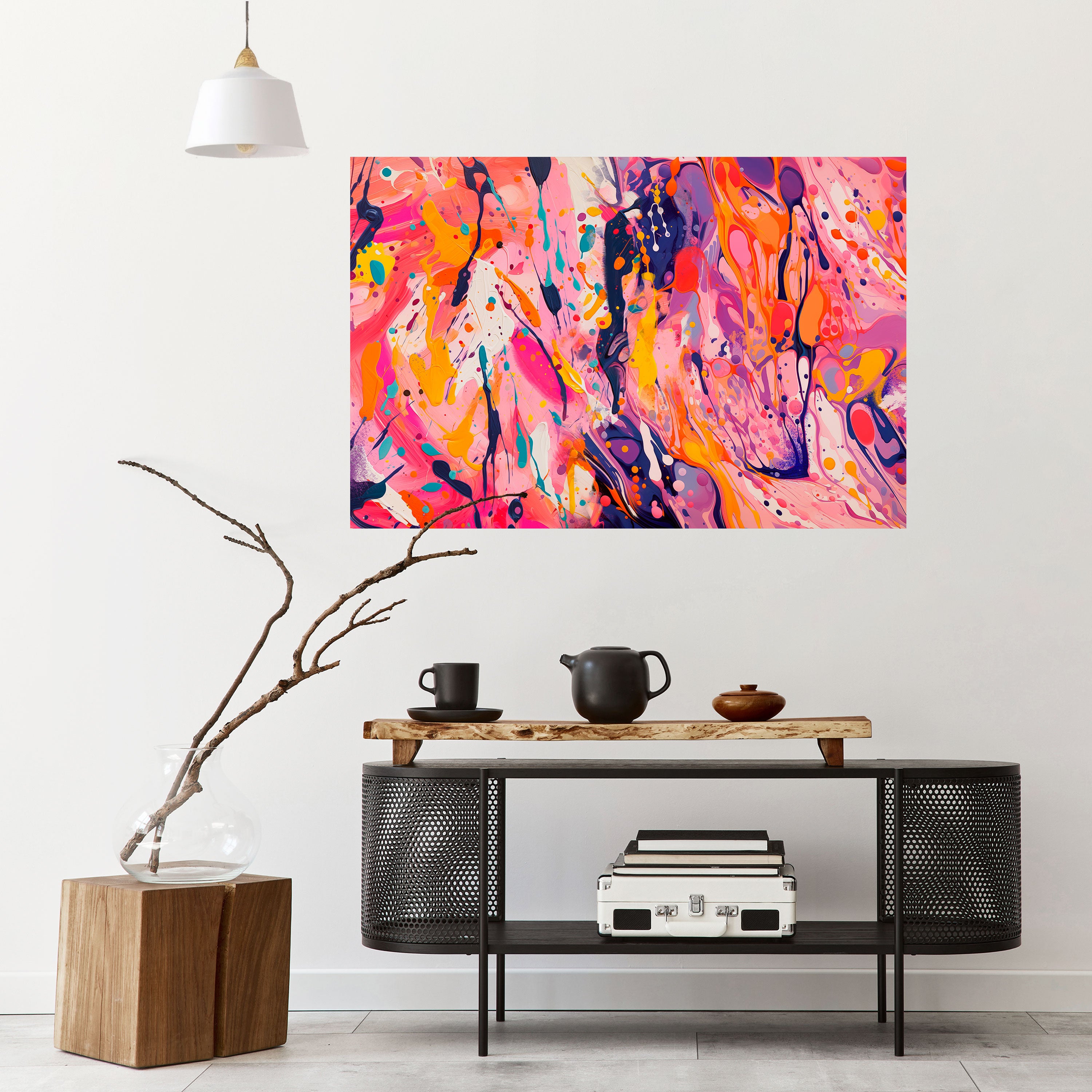 ECOS EXPRESIVOS Póster horizontal autoadhesivo