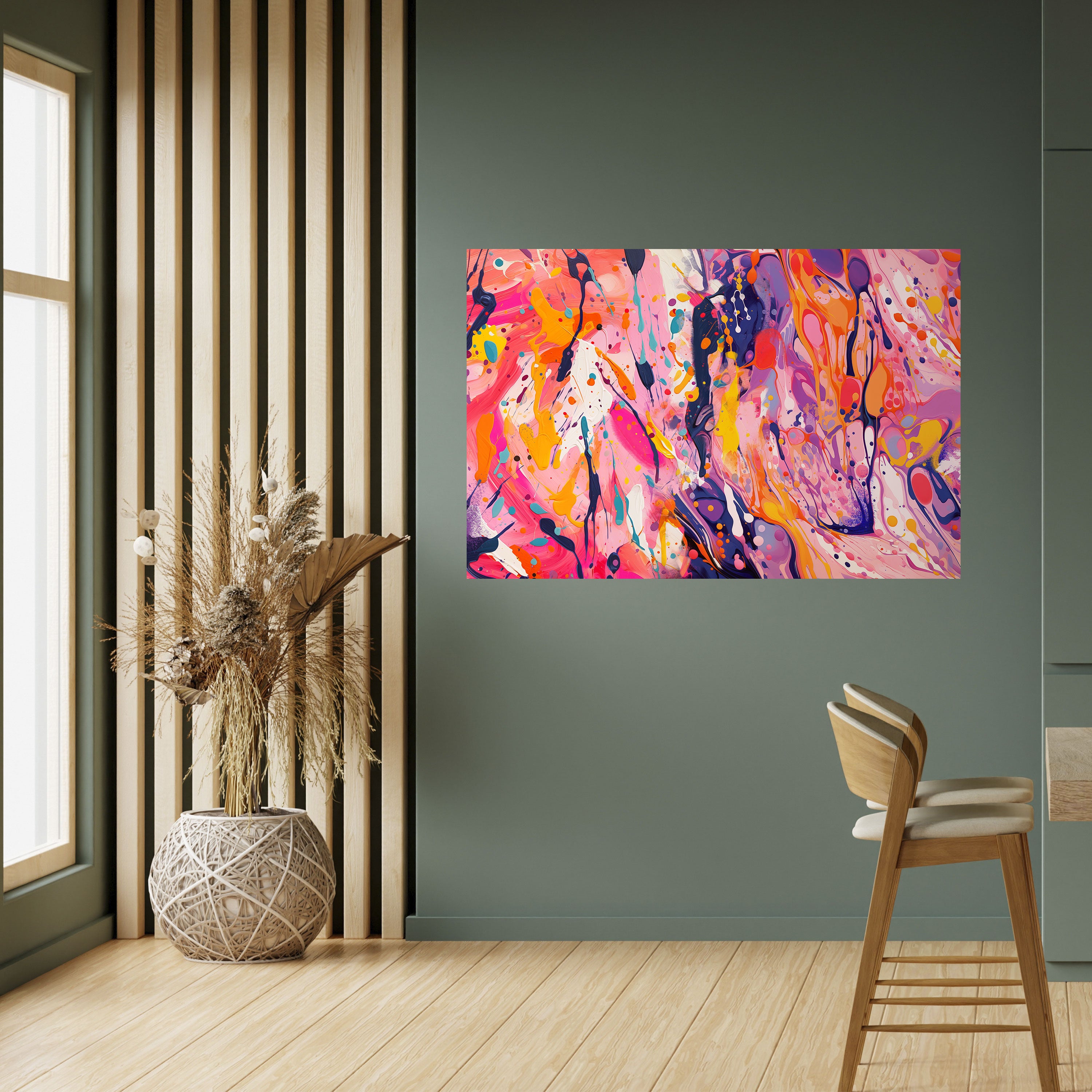 ECOS EXPRESIVOS Póster horizontal autoadhesivo