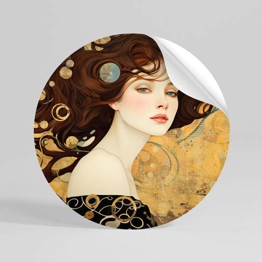 LOST IN THOUGHT Vinilo adhesivo redondo