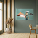 RETRO RESONANCE Peel and Stick Horizontal Poster