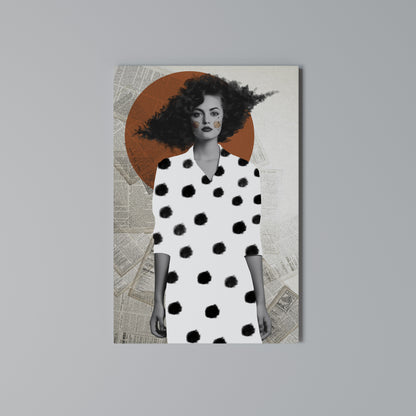 CLASSIC COOL DOTS Cuadro en lienzo vertical