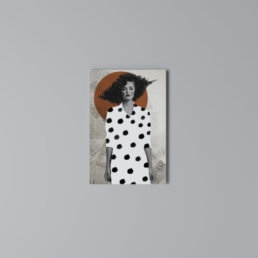 CLASSIC COOL DOTS Cuadro en lienzo vertical