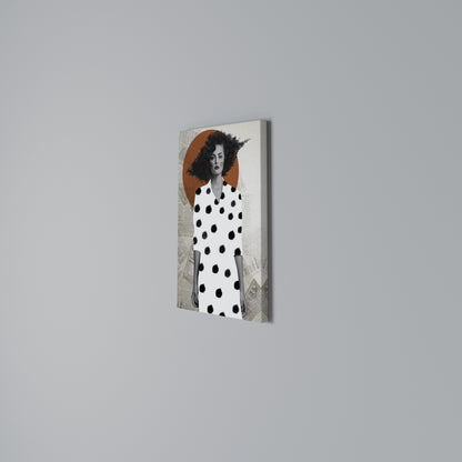 CLASSIC COOL DOTS Cuadro en lienzo vertical