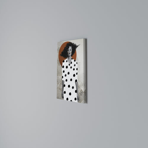CLASSIC COOL DOTS Cuadro en lienzo vertical
