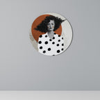 CLASSIC COOL DOTS Decoración de Pared Redonda