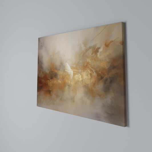 AMBER WHISPERS Cuadro en lienzo horizontal