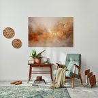 AMBER WHISPERS Póster Horizontal Adhesivo