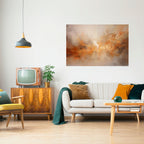 AMBER WHISPERS Póster Horizontal Adhesivo