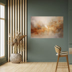 AMBER WHISPERS Póster Horizontal Adhesivo