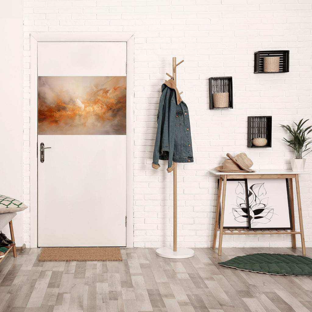 AMBER WHISPERS Peel and Stick Horizontal Poster