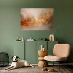 AMBER WHISPERS Póster Horizontal Adhesivo